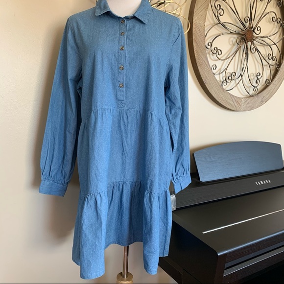 Falls Creek Dresses & Skirts - NWT FALLS CREEK Size 2X Denim Dress